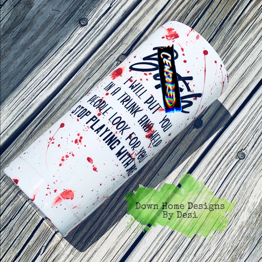 20 oz slim Custom Tumbler